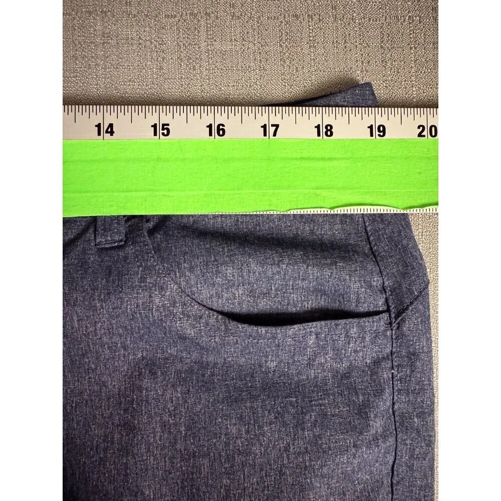 Puma Mens Heathered Navy Golf Pants W38/L32 Stretch Performance Athletic
